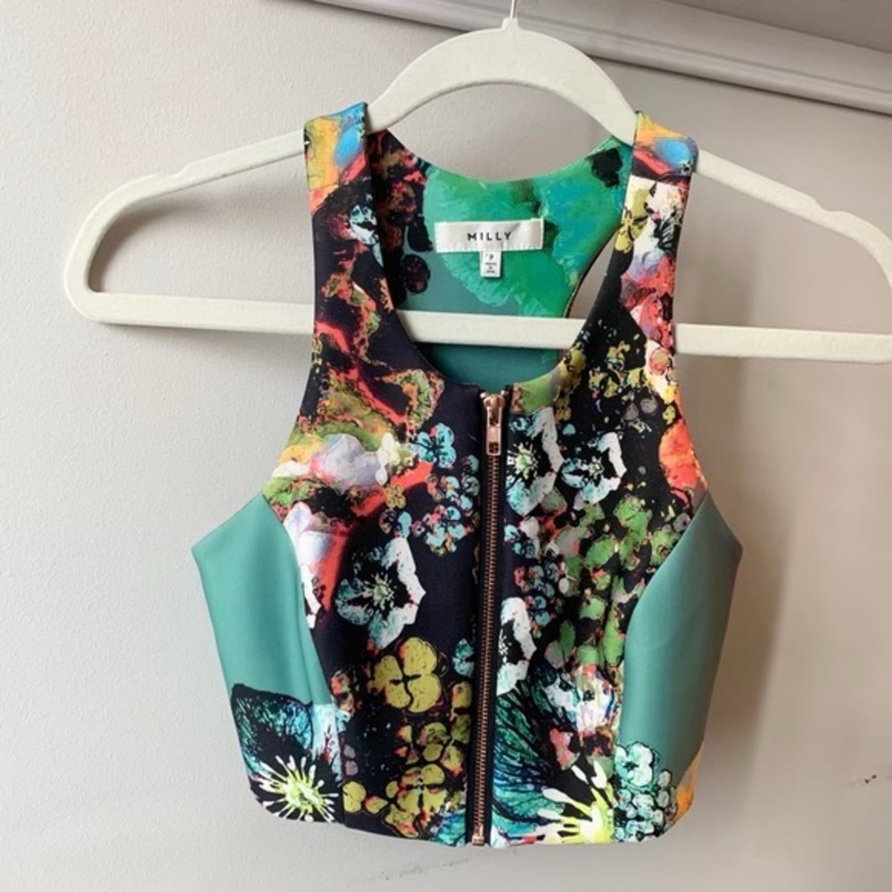 Milly scuba crop top
